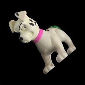 Disney 101 Dalmatians Pongo Dog McDonald's Happy Meal Toy‎ Green Turtle Tail